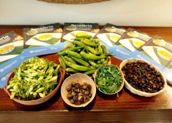La FAO presenta recetario hecho ante el cambio climático en San Luis Talpa, La Paz