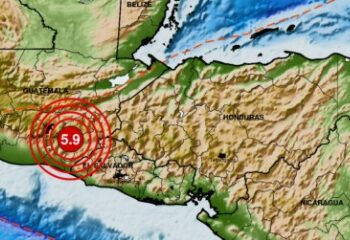 Sismo de 5.9 sacude a El Salvador durante la noche de este sábado