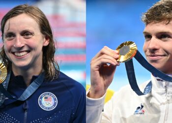 Ledecky hace historia y Marchand se impone en un 200 m mariposa agónico