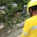 Colocan concreto en un talud inestable de la comunidad Las Palmas