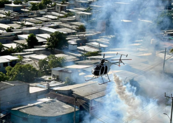 Ministerio de Defensa inicia fumigación en helicópteros para combatir el dengue